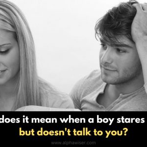 when a guy stares at you what is he thinking?