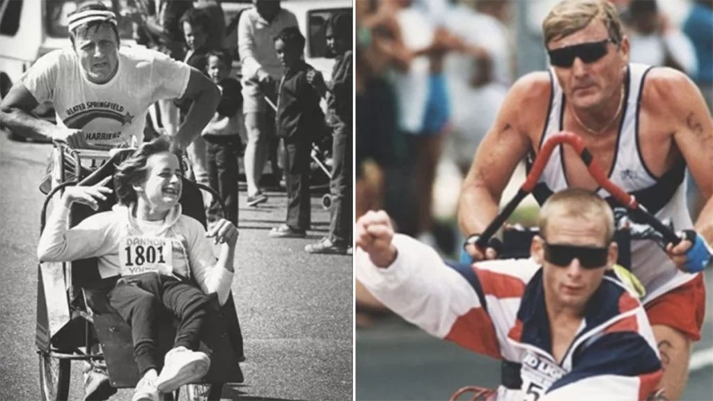 Dad pushes his son with cerebral palsy to finish more than 1,000 races over four decades