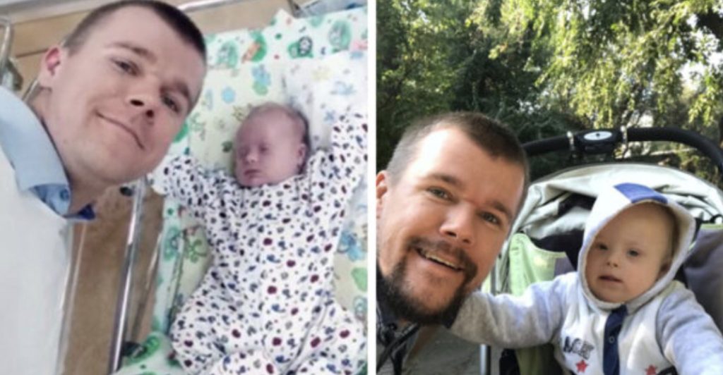 Mom wants to give son with Down syndrome to foster care, so dad decides to raise baby all on his own