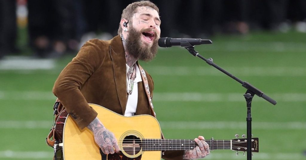Viewers are calling Post Malone’s rendition of ‘America the Beautiful’ the ‘best version they’ve ever heard’