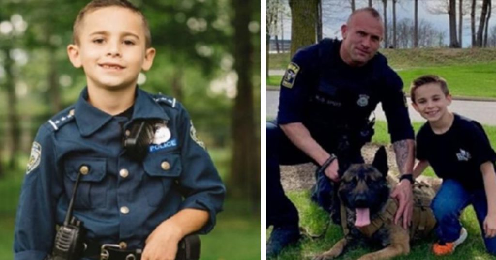 10-year-old boy raises more than $315,000 to provide bulletproof vests for police dogs